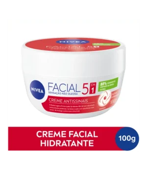Creme Hidratante Nivea Facial 5 Em 1 – 100g